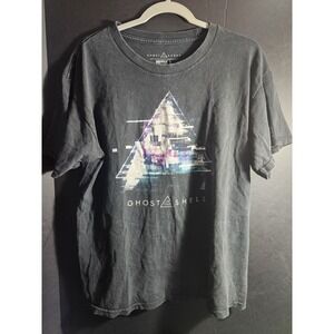 Ghost in the Shell Graphic T Shirt Black Ripple Junction Anime Manga Size L